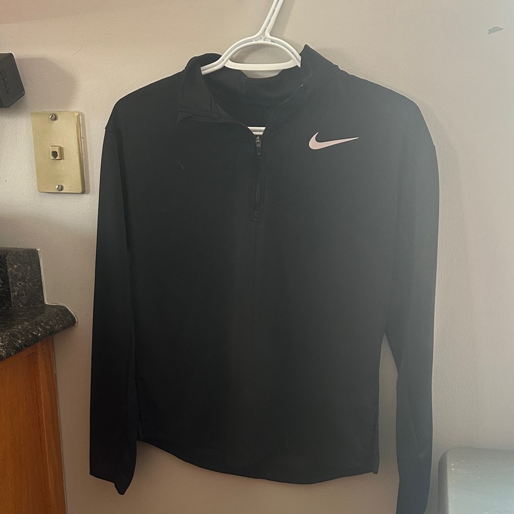 Nike Black Pullover with White Swoosh